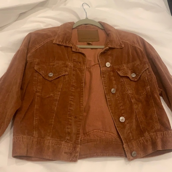American eagle light brown courdoroy jacket XS - Picture 3 of 4